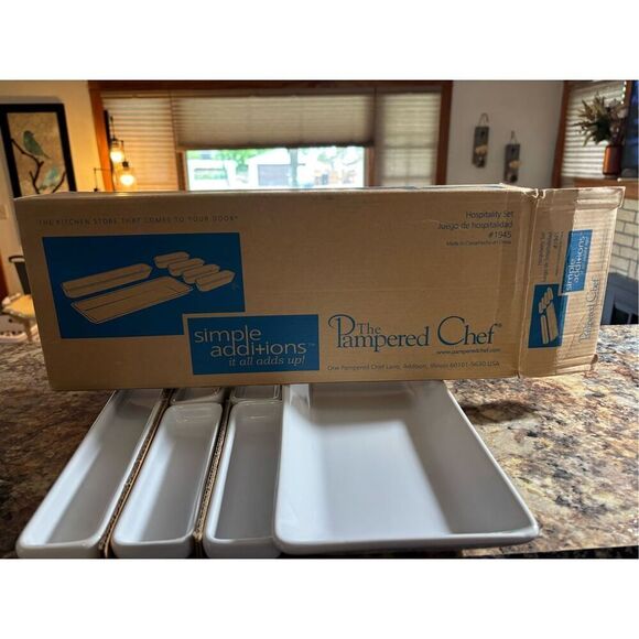 Pampered Chef Hospitality Set (utensil holders) - Picture 2 of 4